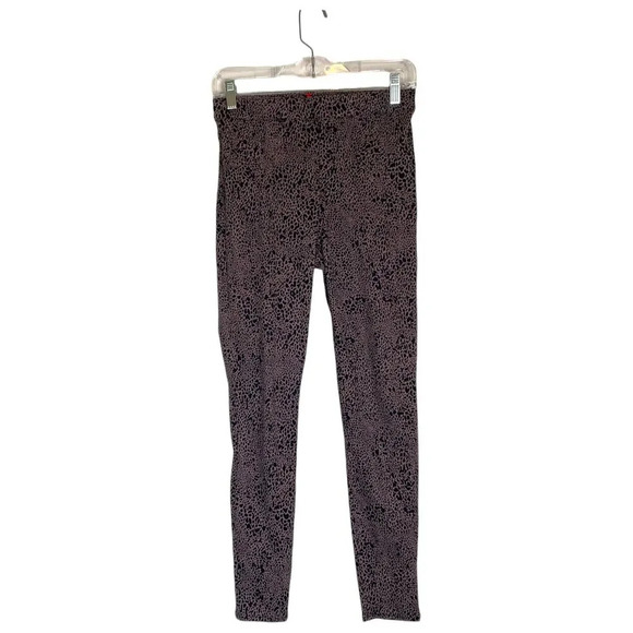 SPANX Jean-ish Ankle Leggings in Desert Dot Leopard Print Size Small Pull On - Picture 2 of 8
